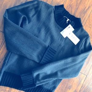 Sea New York Pleated Plaid Sweater